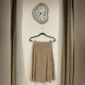 Zara Faux Suede Skirt